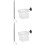 2Pcs Fishing Mesh Net Handheld Telescopic Basket With Sucker 7