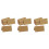 105 Pcs Desktop Name Display Business Greeting Folded Paper 4