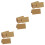 105 Pcs Desktop Name Display Business Greeting Folded Paper 5