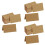 105 Pcs Desktop Name Display Business Greeting Folded Paper 6