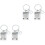 4 Pcs Pet Memorial Key Ring Dog Remembrance Pendant 4