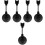 5Pcs Small Shower Handle Holder Mount Bathroom Hand Shower Rack 6