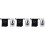 3Pcs Pet Ashes Storage Pot Ceramic Cremation Urn Box 8