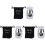 3Pcs Pet Ashes Storage Pot Ceramic Cremation Urn Box 6