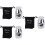 3Pcs Pet Ashes Storage Pot Ceramic Cremation Urn Box 11