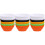 3 Packs 6Pcs Square Bowl For Fruit Salad And Dessert Serving 4