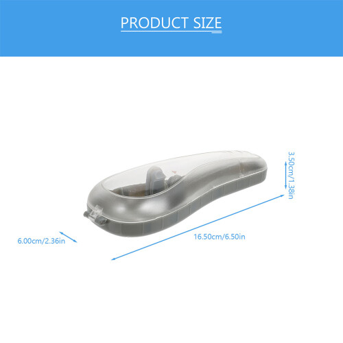 2 Pcs Manual Travel Case Portable Holder For Safety 2