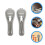 2 Pcs Manual Travel Case Portable Holder For Safety 5