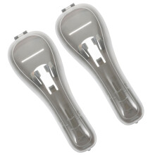 2 Pcs Manual Travel Case Portable Holder For Safety