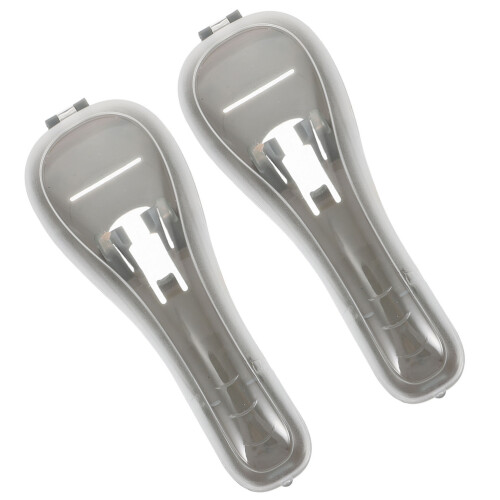 2 Pcs Manual Travel Case Portable Holder For Safety