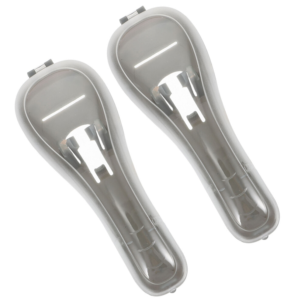 Artibetter 2 Pcs Manual Travel Case Portable Holder For Safety