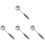 4Pcs Spaghetti Spoon Server Stainless Steel Pasta Noodle Spoon 4