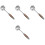 4Pcs Spaghetti Spoon Server Stainless Steel Pasta Noodle Spoon 5