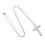 Stainless Steel Cross Urn Pendant For Human Pet Ashes 10