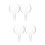 4 Pcs Flower Wrapping Ball Practical Bubble Diy Decorative Sphere 7