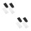 8 Pcs Violin Bow Tips: High-Strength Plastic Viola Replacement 10