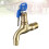 Single Handle Copper Kitchen Bathroom Sink Faucet With Lock Key 5