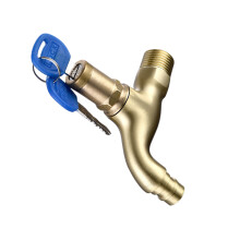 Single Handle Copper Kitchen Bathroom Sink Faucet With Lock Key