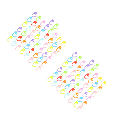 100 Pcs Locking Stitch Markers For Knitting And Crochet (Random Color) 1
