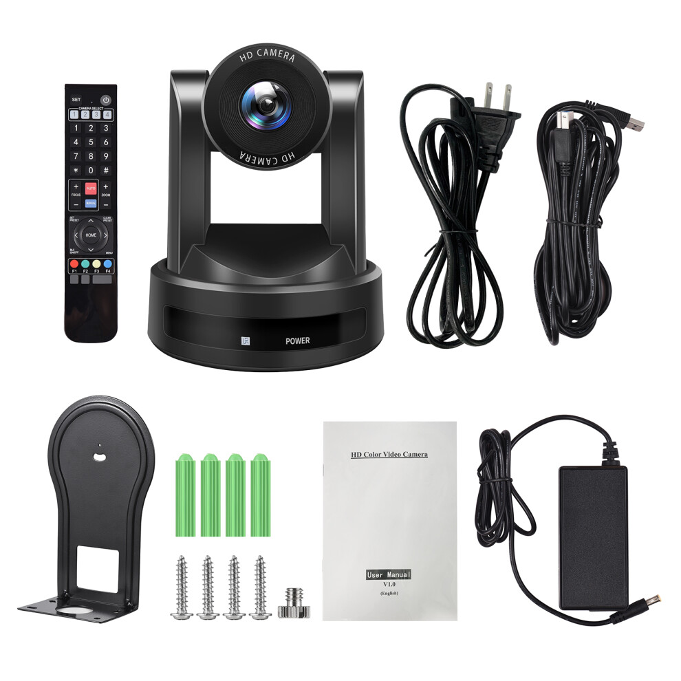 PV410UH 1080P PTZ Conference Camera 2.1MP 10X Zoom Black-image-OPC-PKXNDH9-NEW