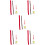 5 Sets Professional Chinese Dizi Portable Bamboo Flute For Beginners 8