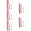 5 Sets Professional Chinese Dizi Portable Bamboo Flute For Beginners 11