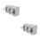 6 Pcs 2 Way IP65 Waterproof Distribution Box With Clear Cover 8