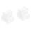 6 Pcs Clear Chicken Feeder Poultry Feeding Container 6