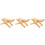 3Pcs Adjustable Guitar Performance Pedal Foot Support Shelf 4