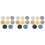 24 Pcs Cotton Rope Placemats And Coasters For Plates Cups 4