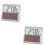2pcs Solar LED Digital Aquarium Thermometer Water Temperature Meter 6