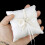 2Pcs 10X10Cm Beach Wedding Ring Bearer Pillow Shell With Satin Ribbons 8