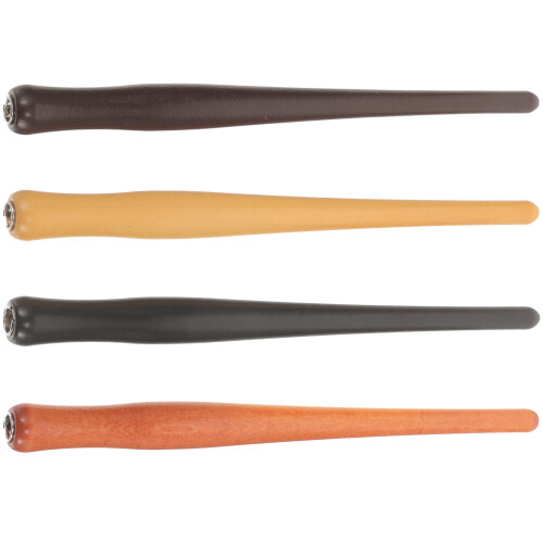 4Pcs Assorted Color Wooden Dip Pen Nib Holders for Comic Writing