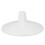 5Pcs White Ceramic Mug Lid Replacement For Tea Coffee Cups 7.3Cm 1
