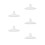 5Pcs White Ceramic Mug Lid Replacement For Tea Coffee Cups 7.3Cm 7