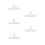 5Pcs White Ceramic Mug Lid Replacement For Tea Coffee Cups 7.3Cm 5