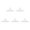 5Pcs White Ceramic Mug Lid Replacement For Tea Coffee Cups 7.3Cm 8