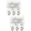 20 Pcs Heart Shape Pacifier Clips Iron Holder 7