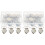 20 Pcs Heart Shape Pacifier Clips Iron Holder 2
