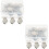 20 Pcs Heart Shape Pacifier Clips Iron Holder 6