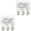 20 Pcs Heart Shape Pacifier Clips Iron Holder 3