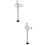 2Pcs Urinal Flush Part Manual Delay Automatic Shutoff 7