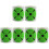 6 Rolls Portable Self-Adhesive Target Stickers For Sports Practice 4