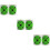 6 Rolls Portable Self-Adhesive Target Stickers For Sports Practice 11