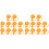 20 Pcs Silicone Sun Shaped Straw Tips Reusable Caps 4