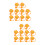 20 Pcs Silicone Sun Shaped Straw Tips Reusable Caps 9