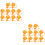 20 Pcs Silicone Sun Shaped Straw Tips Reusable Caps 8
