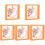 5Sets Einhorn Schmuckschatulle Bunt Metall Harz Geschenk 4