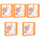 5Sets Einhorn Schmuckschatulle Bunt Metall Harz Geschenk 5