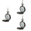 3Pcs Hanging Pocket Watch Portable Necklace Pendant Daddy 7